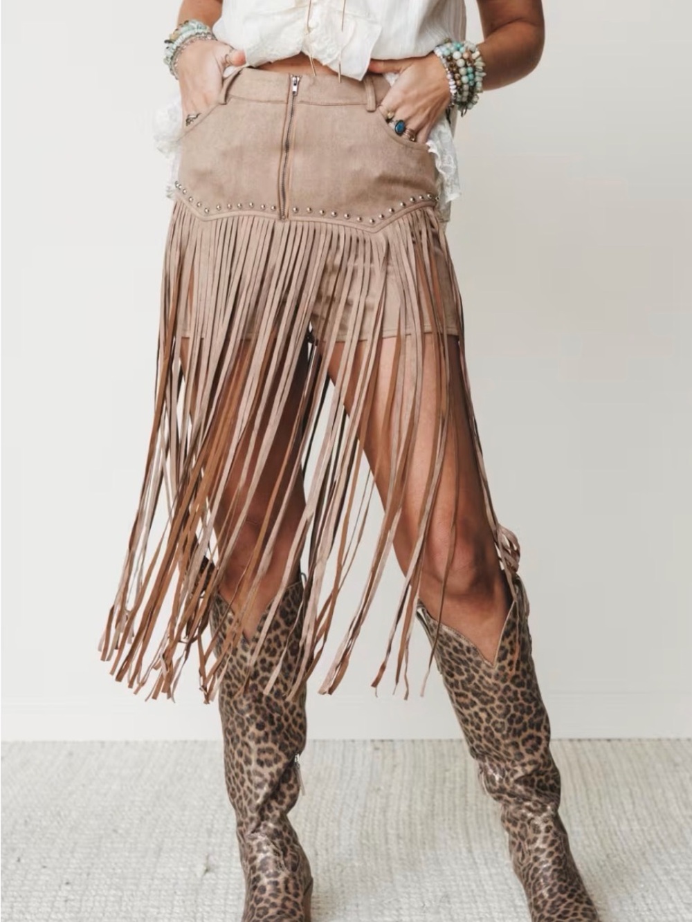 ⭐️NWT Saints & Hearts Fringed Shorts⭐️